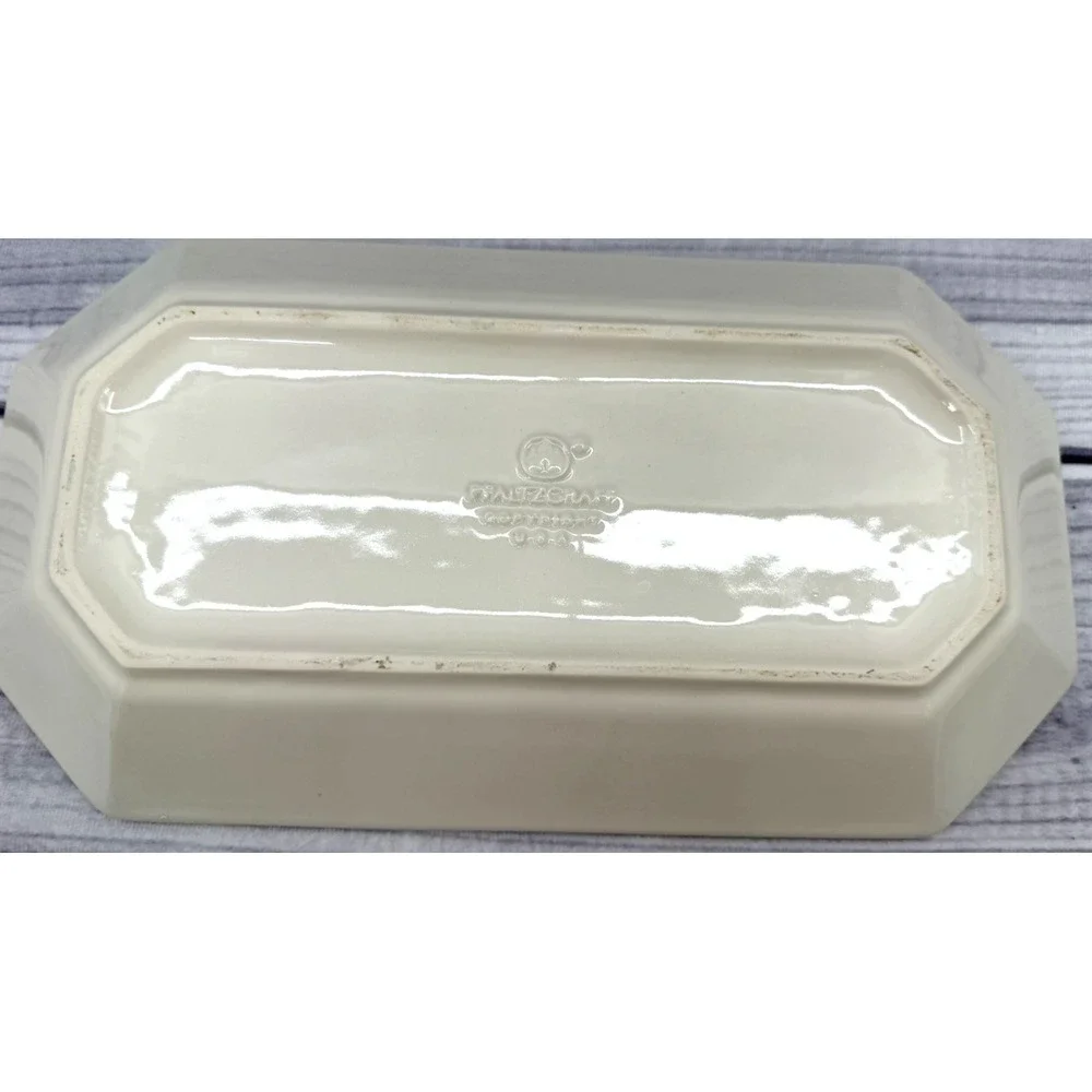 VINTAGE‎ PFALTZGRAFF YORKTOWNE GREEN BREAD PLATTER - 12.25